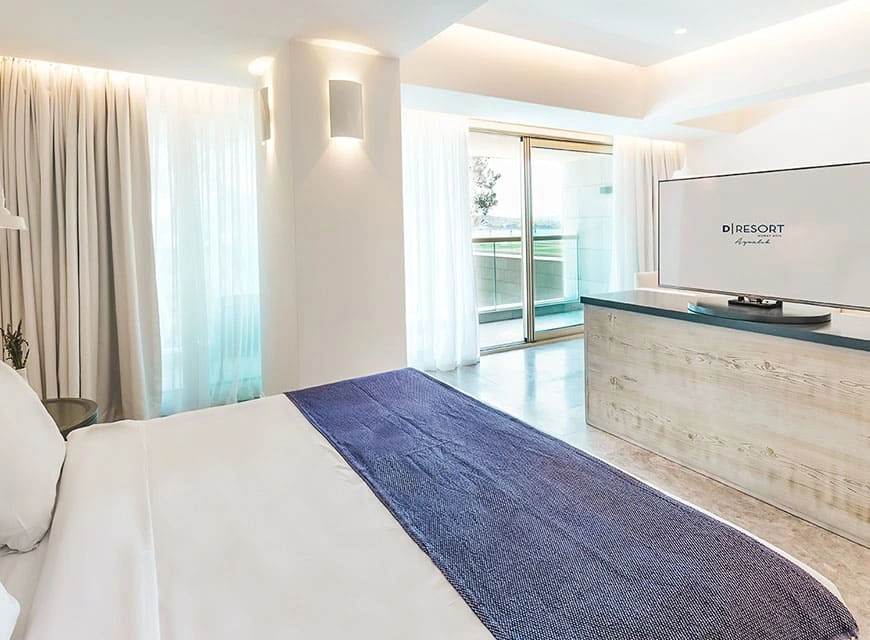 D Resort Ayvalık Deluxe Oda kartı genel görünüm